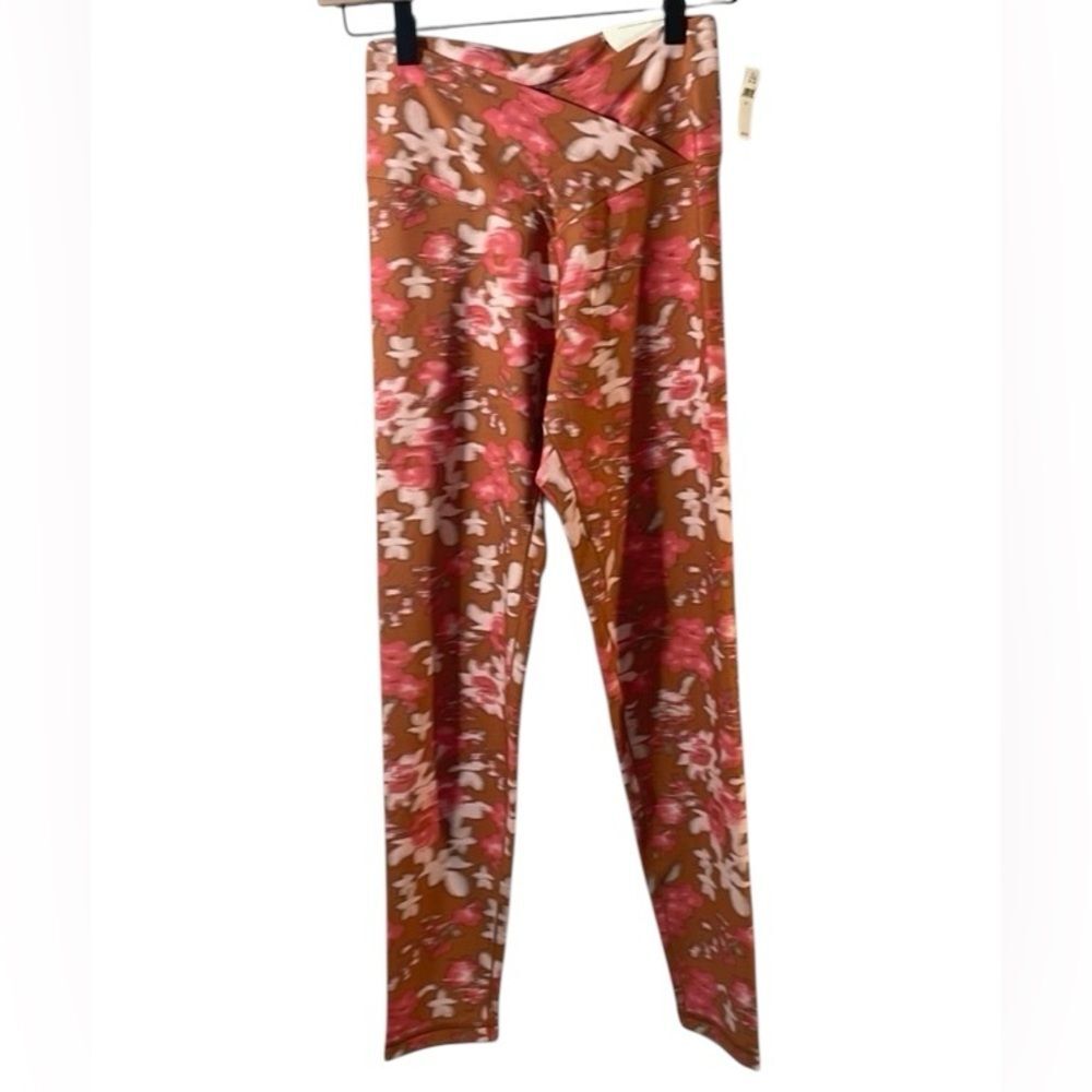 NWT Offline Aerie floral Real Me High Waist 7/8 Length Leggings sz Lg Athleisure